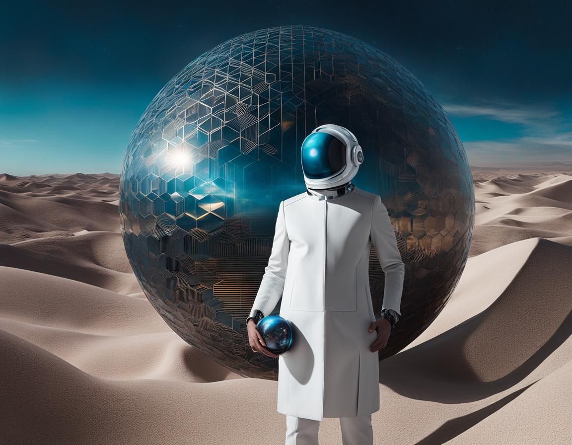 Intricate Robot in a Cosmic Science Opera