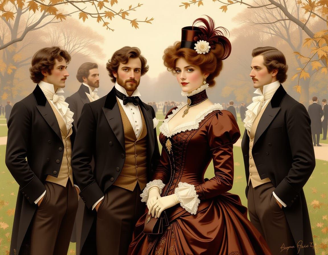 "AT HER BECK AND CALL"