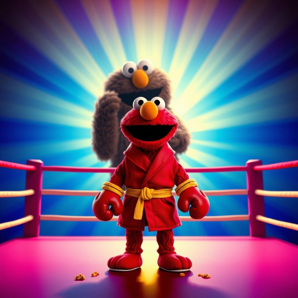 Monsters in the Boxing Ring in Dynamic 3D