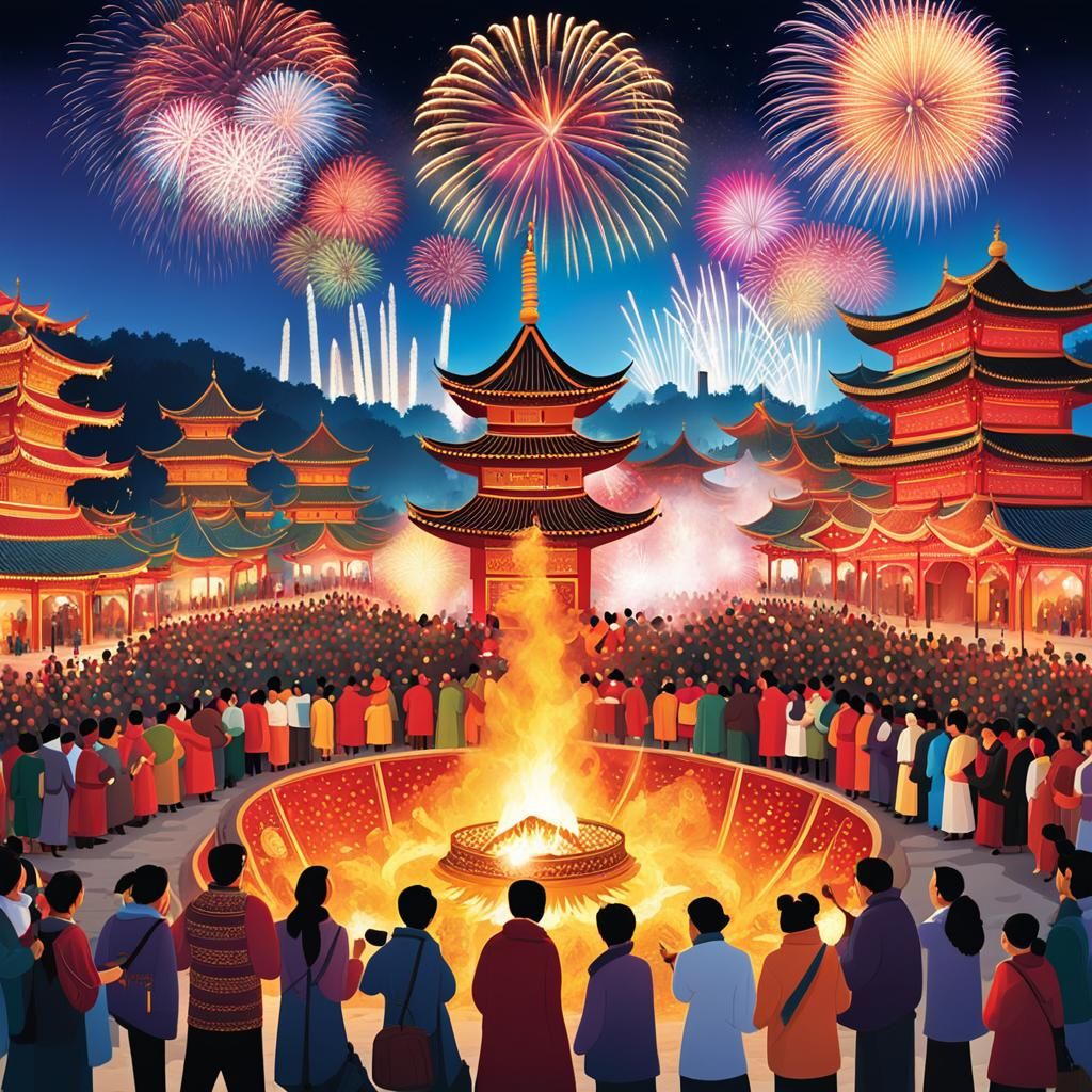 Global New Year's Eve Celebrations: A Cultural Montage