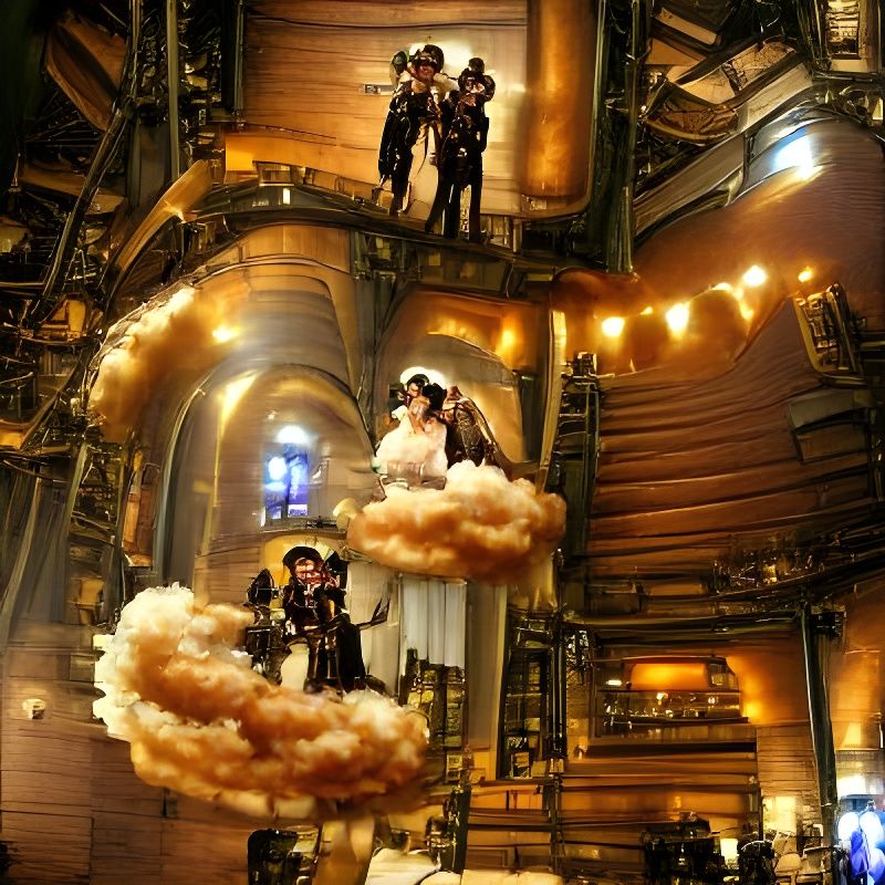 Steampunk Wedding in a Heavenly Setting