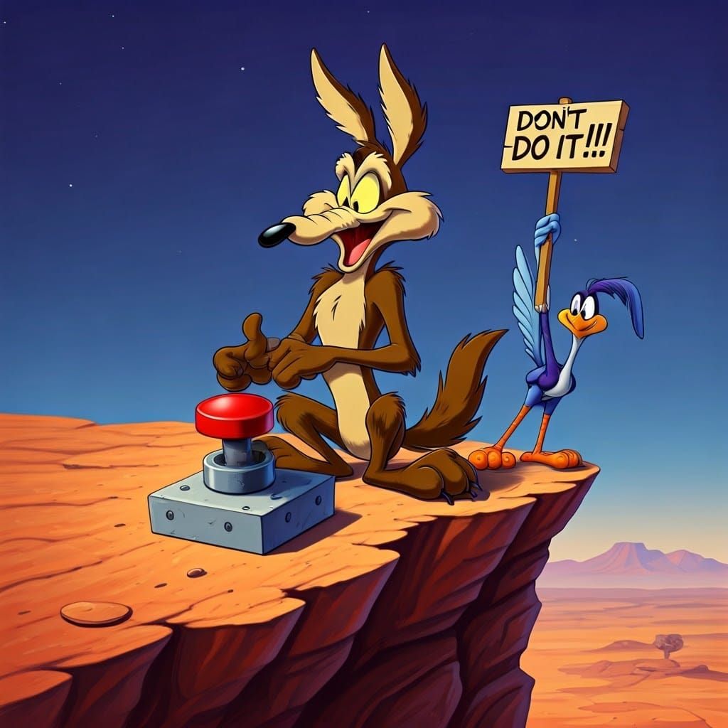 Wile E. Coyote's Daring Roadrunner Trap