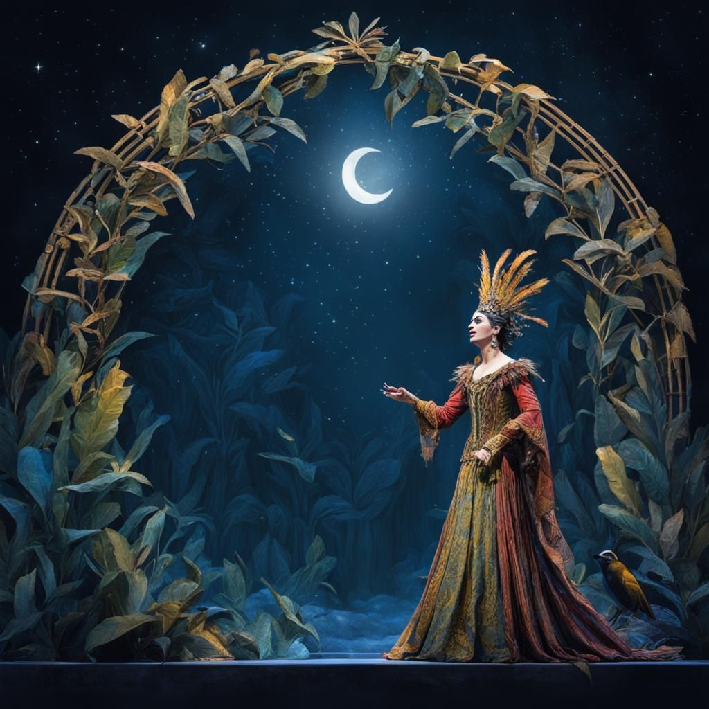 Opera magic flute, the Queen of the Night.