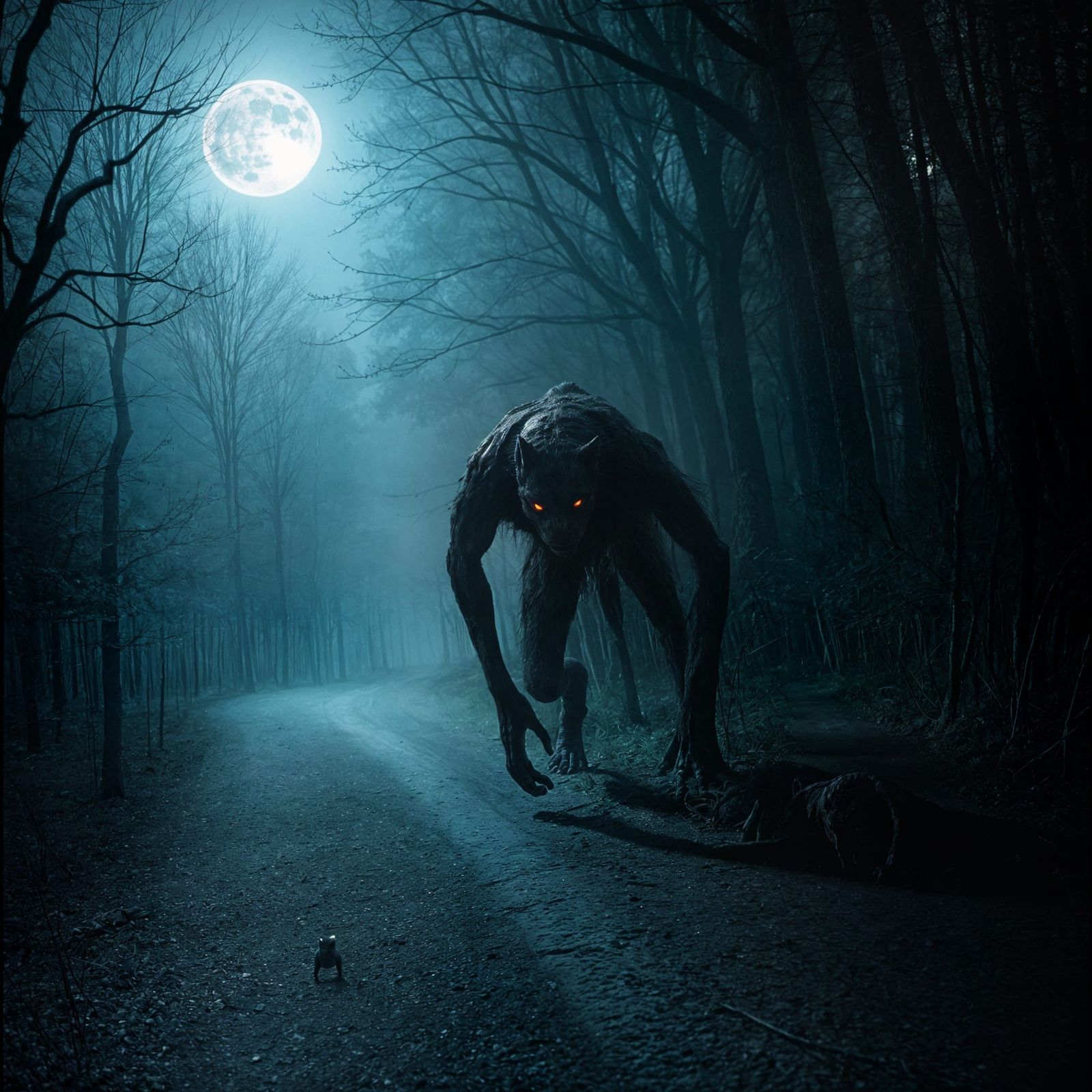 Ethereal Skin-Walker Emerges from Twilight Shadows