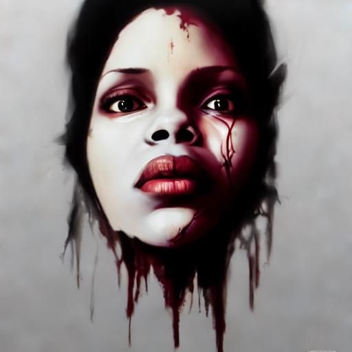 The Evil Within, African American Zomified Woman, (The Evil within Stumbling Headless zombie holding their head in their...