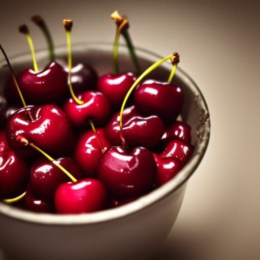 Hyperrealistic Cherries in High Definition