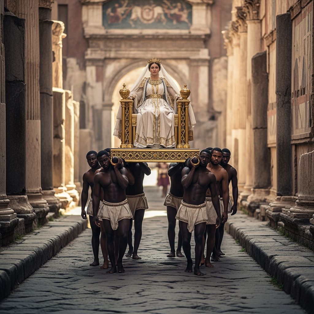 Empress Messalina's Litter in Ancient Rome