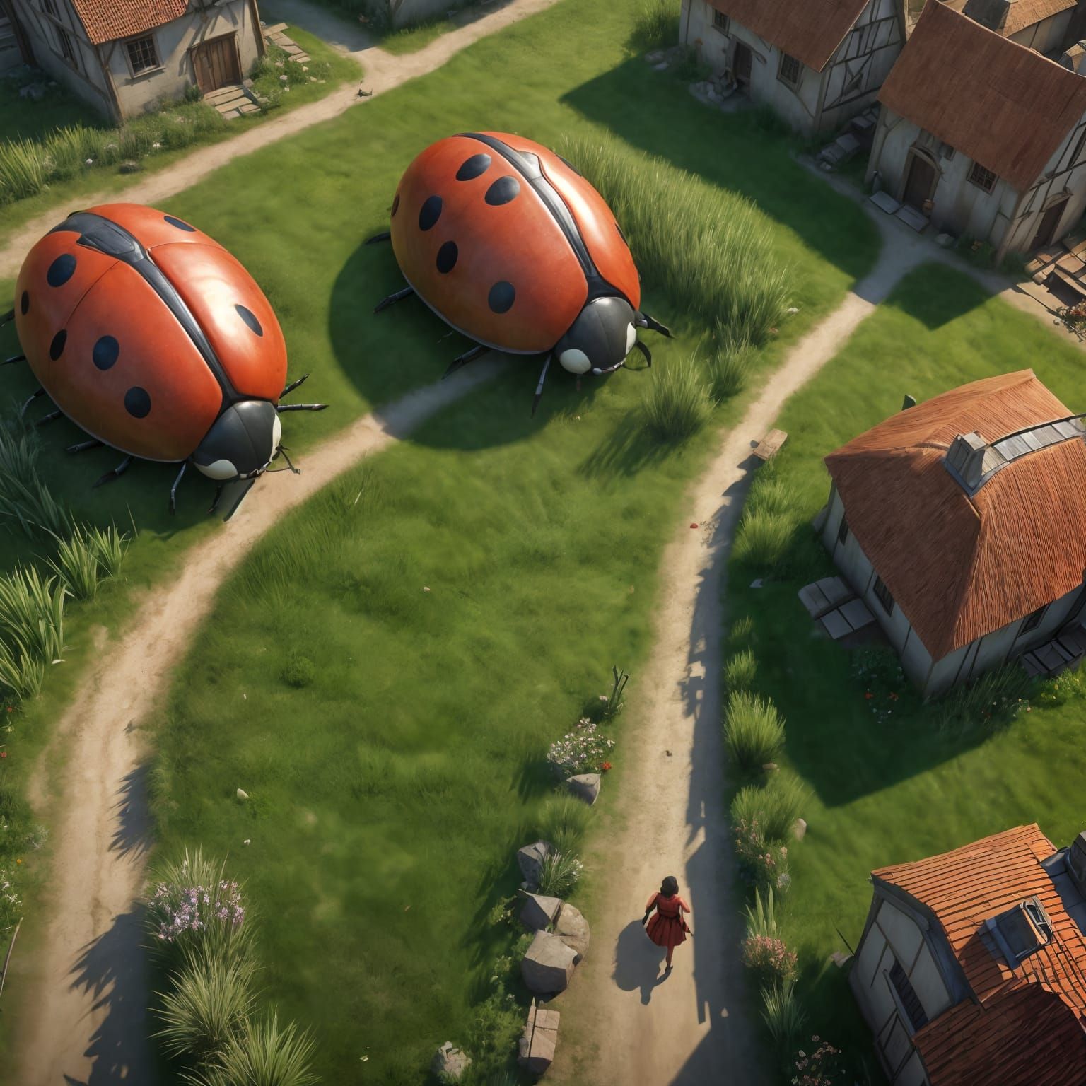 When giant mutant ladybugs attack!