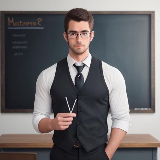 Young Teacher Portrait with Bokeh Effect