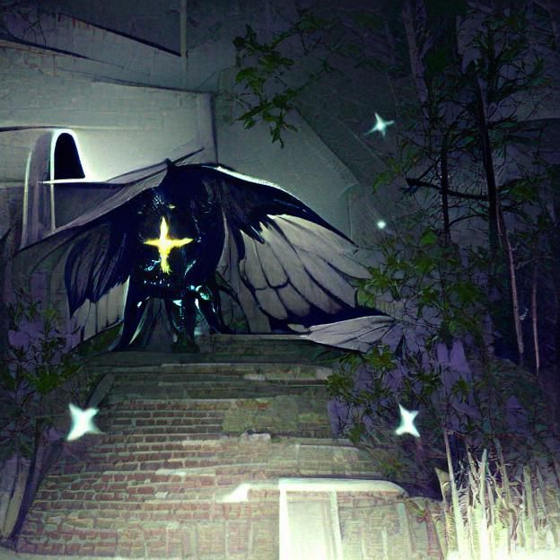 Mysterious Seraph's Night Visit