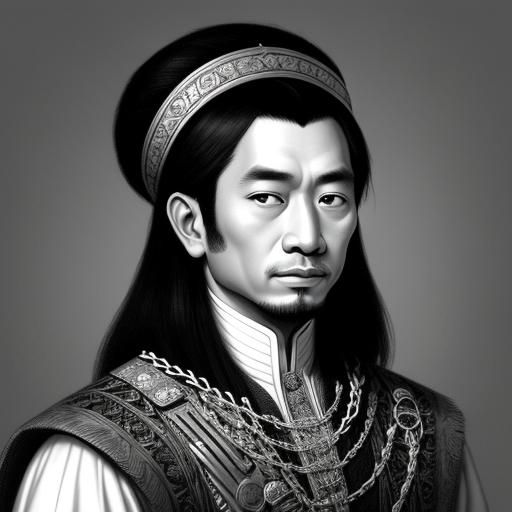 Malaysian Sultan Portrait, Circa 1780