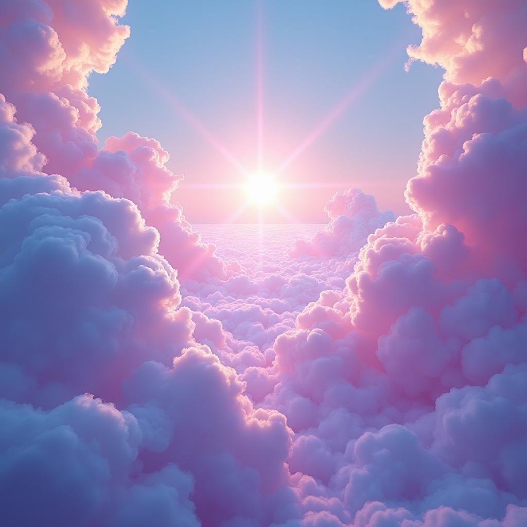 Ethereal Realm of Swirling Clouds in 8k Resolution