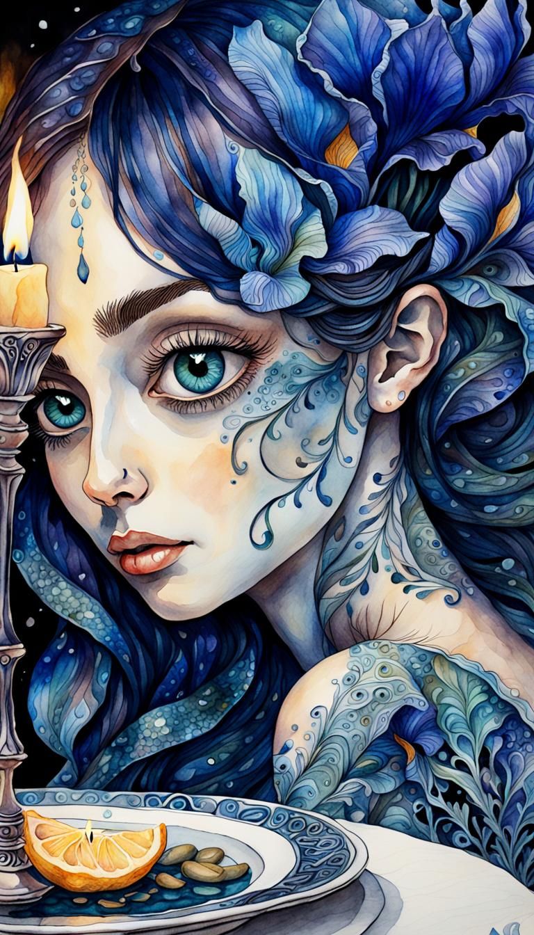 Quaint Appetite by Candlelight