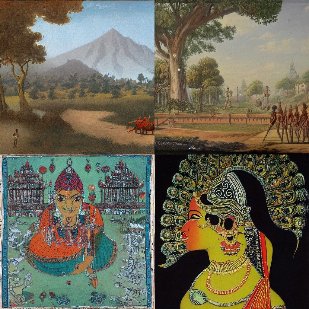 AI Art Inspired by a Known Artist