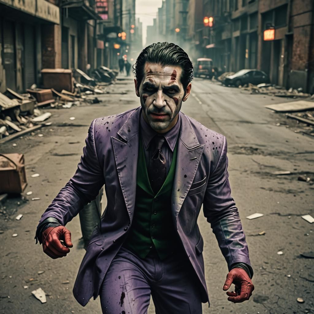 Scott Adkins as The Joker: Cinematic Film Still