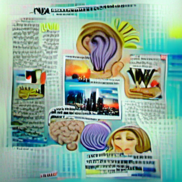 Magazine Collage: World News, Deep Consciousness