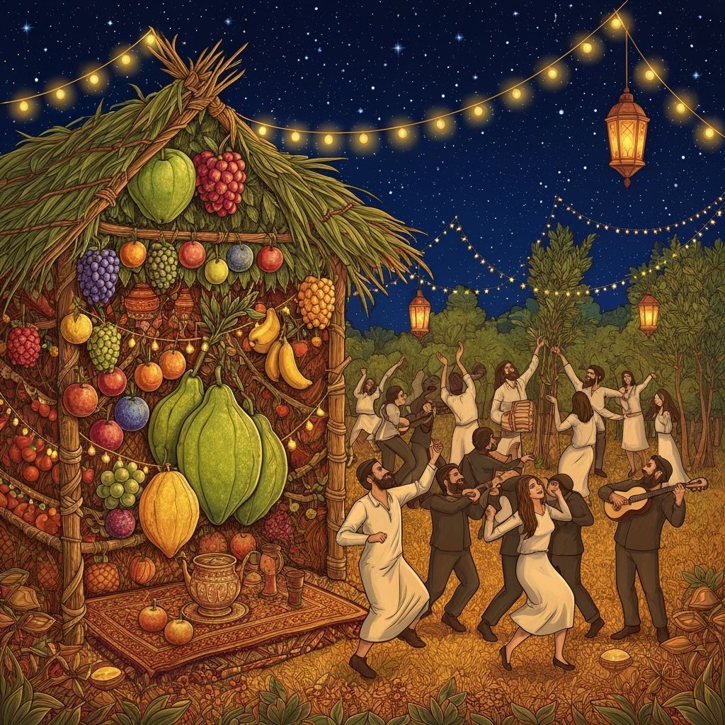 Sukkot Celebration: Sukkah, Four Species & Simchat Beit Hash...