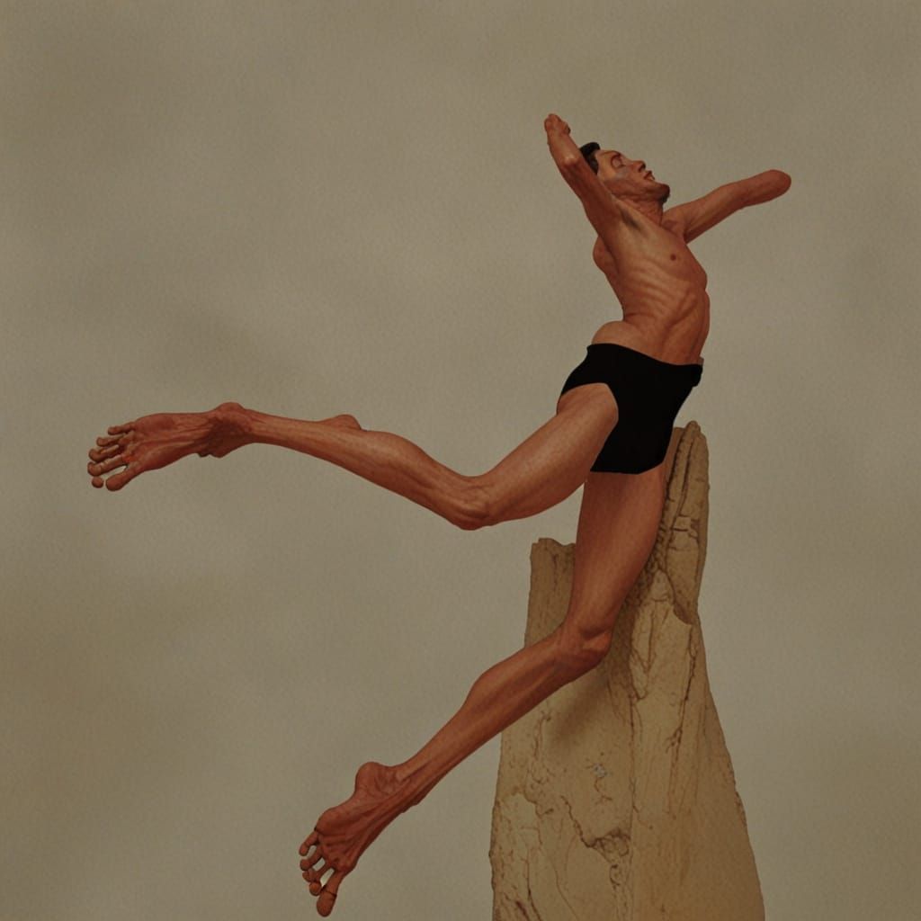 Tenebrism Masterpiece with Unsettling Anatomy