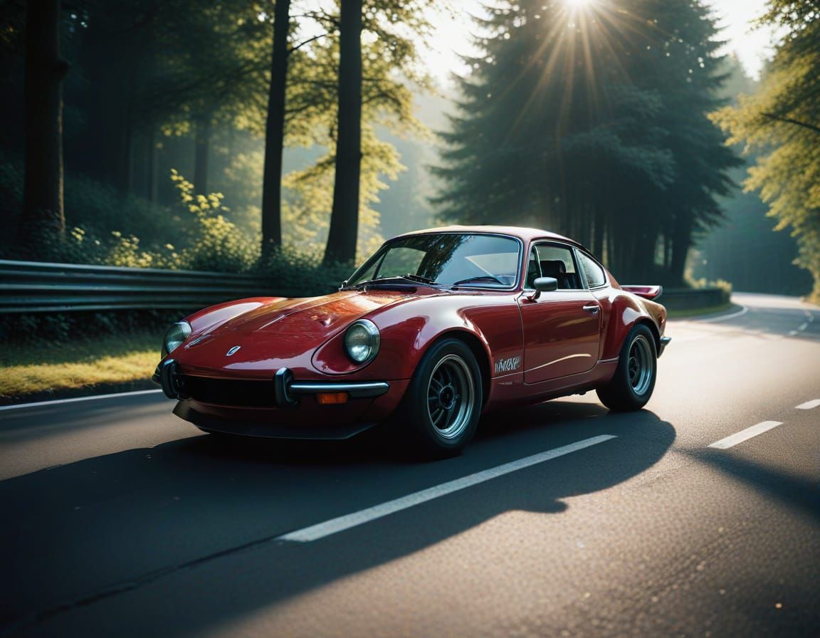 1972 Alpine A110 Speeds Nürburgring in Early Morning Light