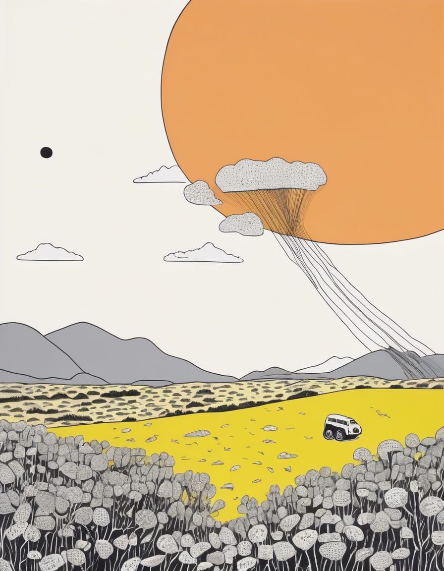 David Shrigley Inspired Surrealist Art Piece