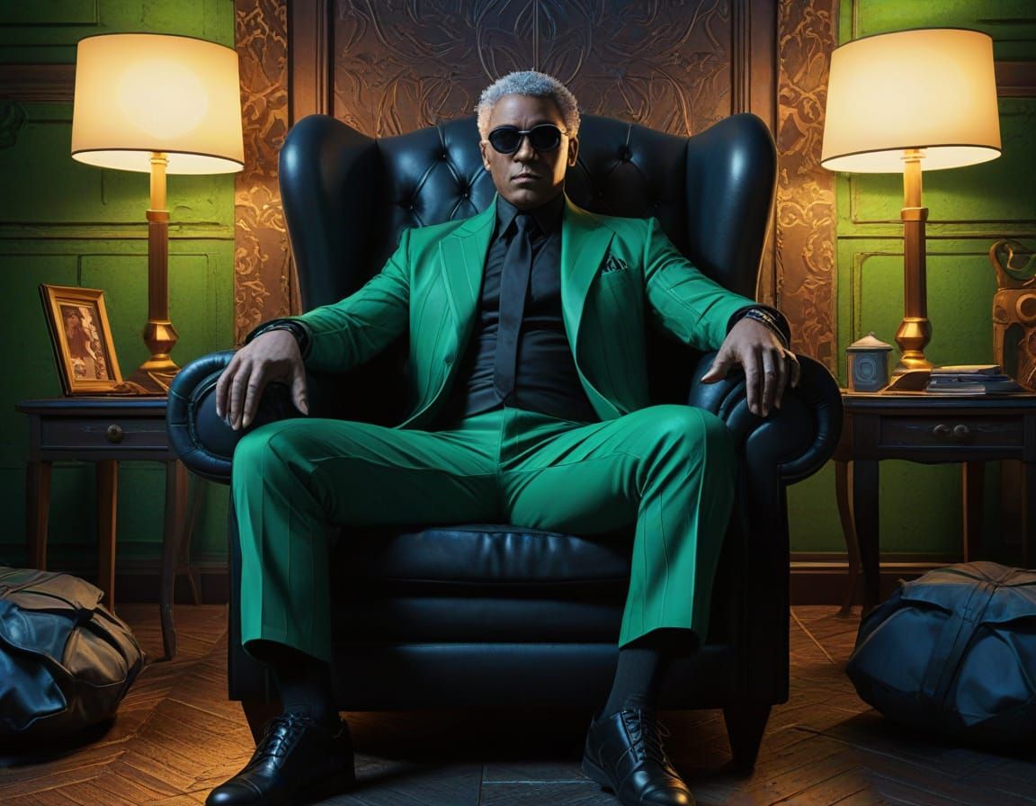 Vibrant Morpheus in a Bold, Energetic Pose, Cel-Shaded Carto...