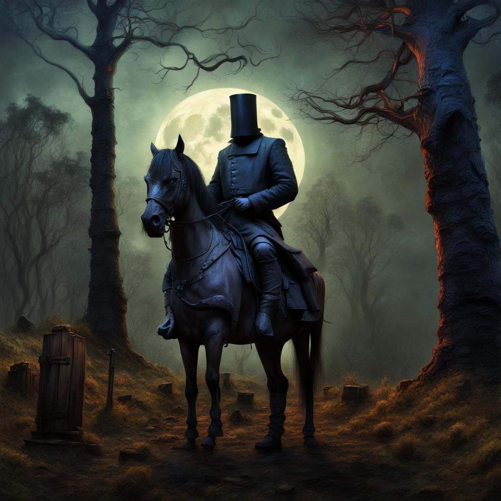 Ned Kelly in a Haunted Forest, Digital Matte Painting