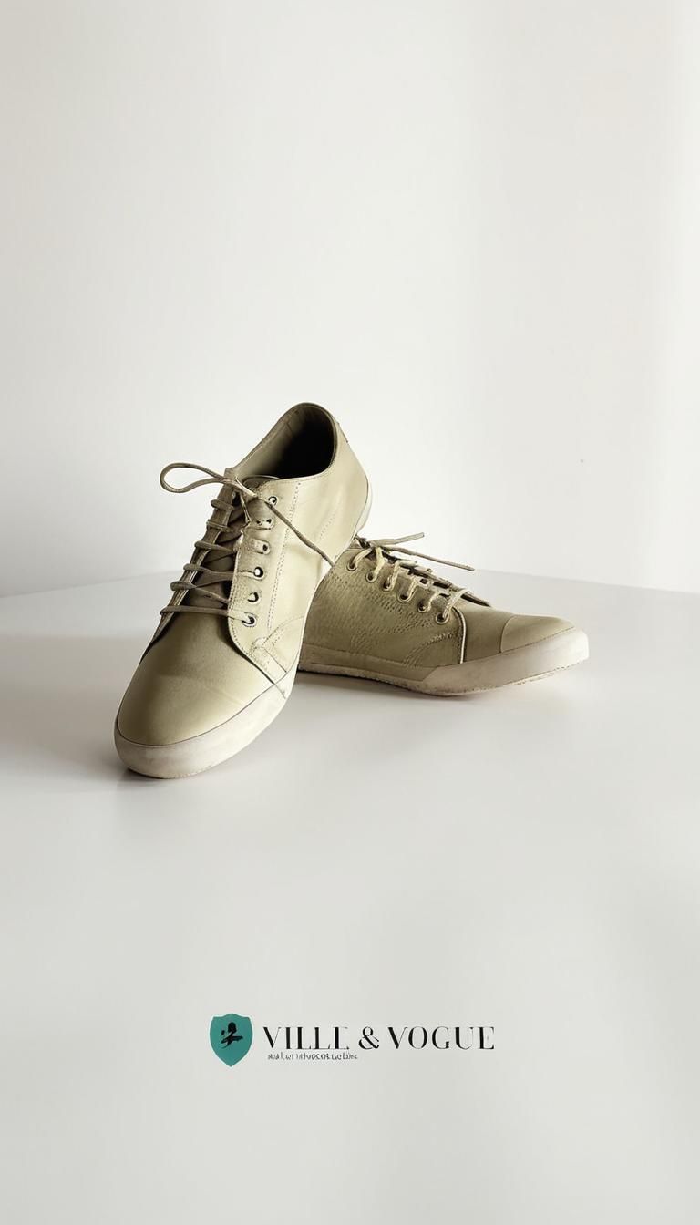 Minimalist Sneakers in Sunlight: Serene Photo