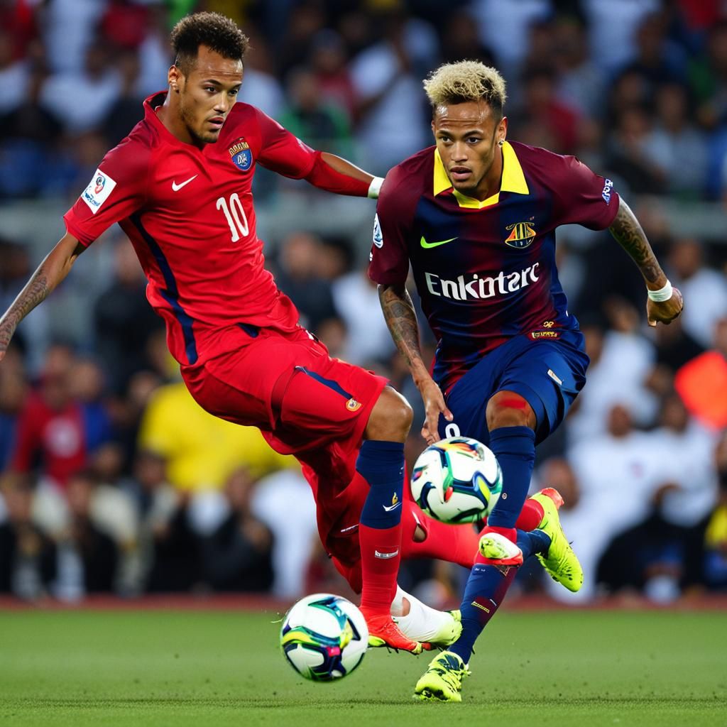 Neymar Jr Digital Portrait