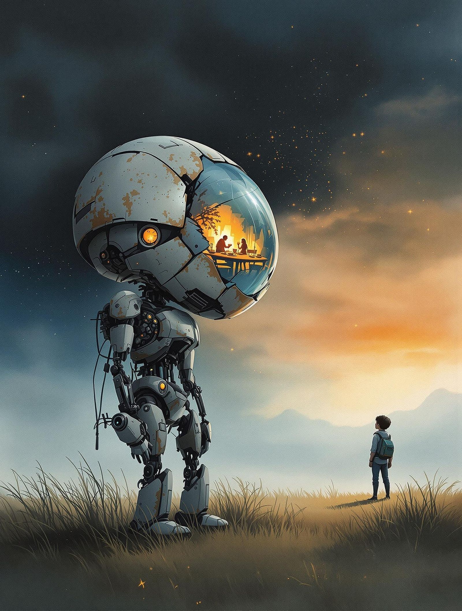 Whispers of Forgotten Memories in a Watercolor Twilight