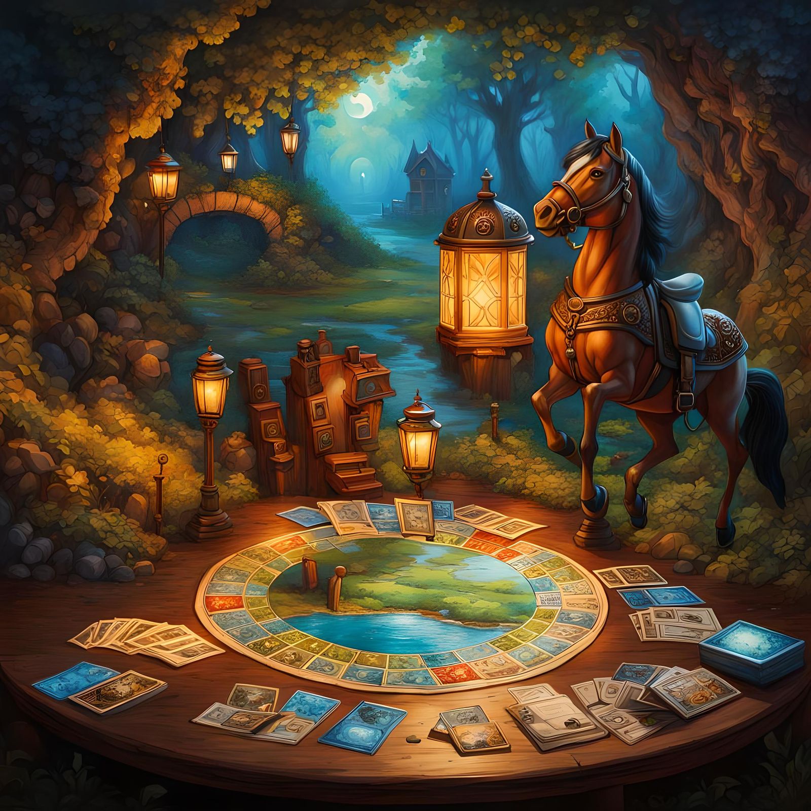 Board Game: Horse Shoes and Hand Grenades