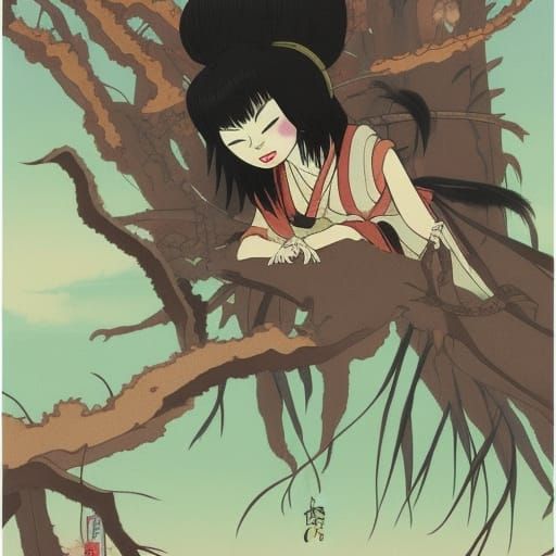 Yamamba: Mountain Witch in Studio Ghibli Style