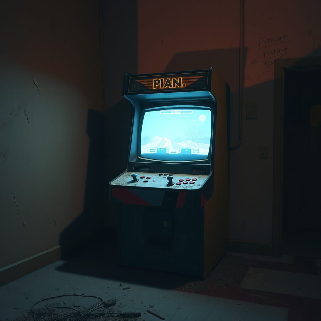 What just came out of the video game machine?