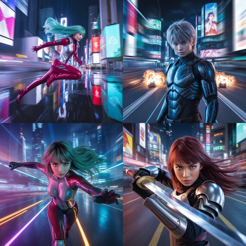 Anime Digital Painting of Character in Fictional World