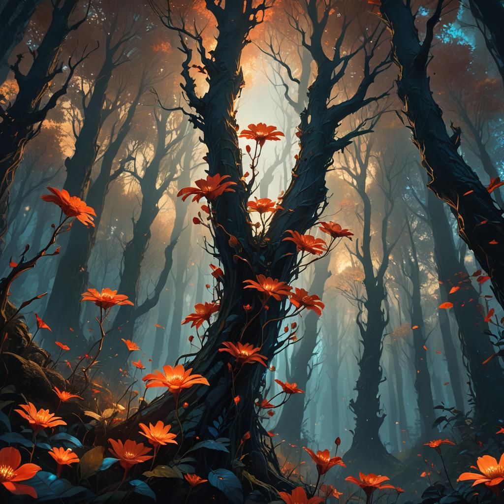 "Faint Whispers"
A captivating hyper-realistic illustration of a dark fantasy world, featuring a vibrant and cinematic 3...