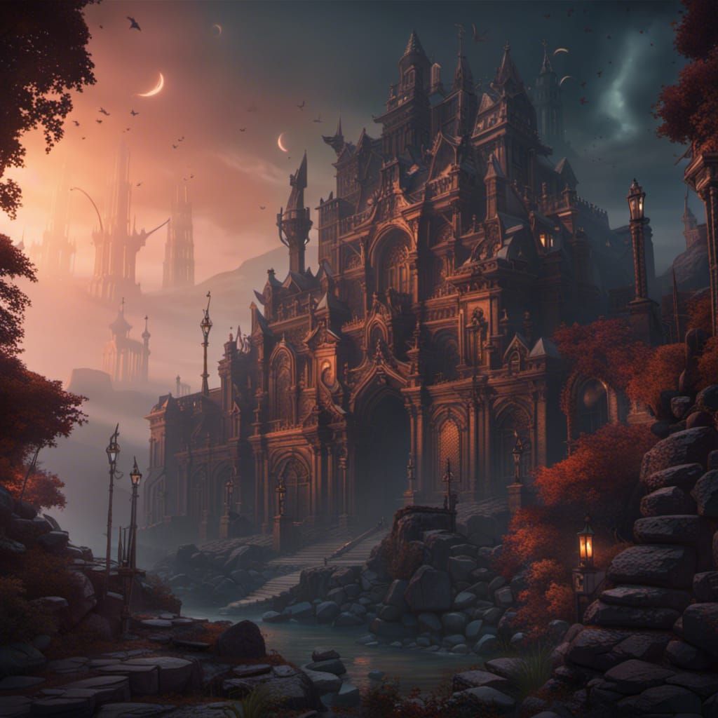 Diablo Fantasy Concept Art in Deep Color