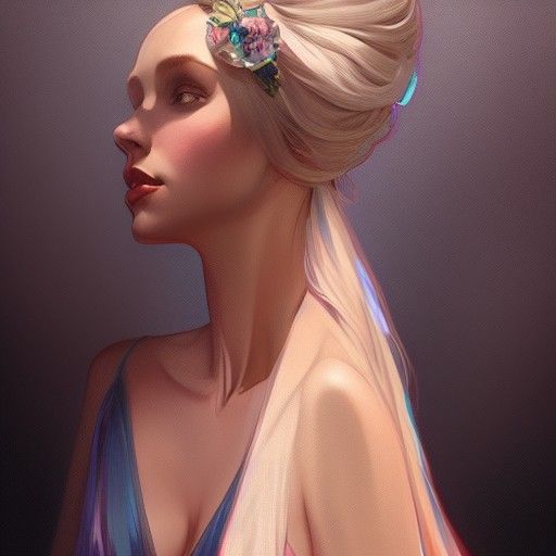 Hyperdetailed Prom Dress Portrait in 8K Resolution