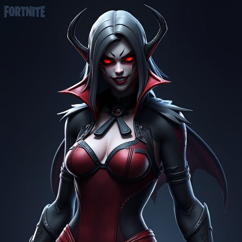 Ethereal Fortnite Vampire in Midnight Skin