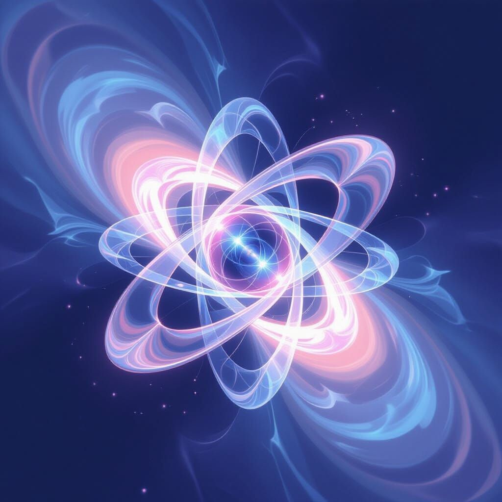 Liquid Helium Atom as Iridescent Vortex Trefoil