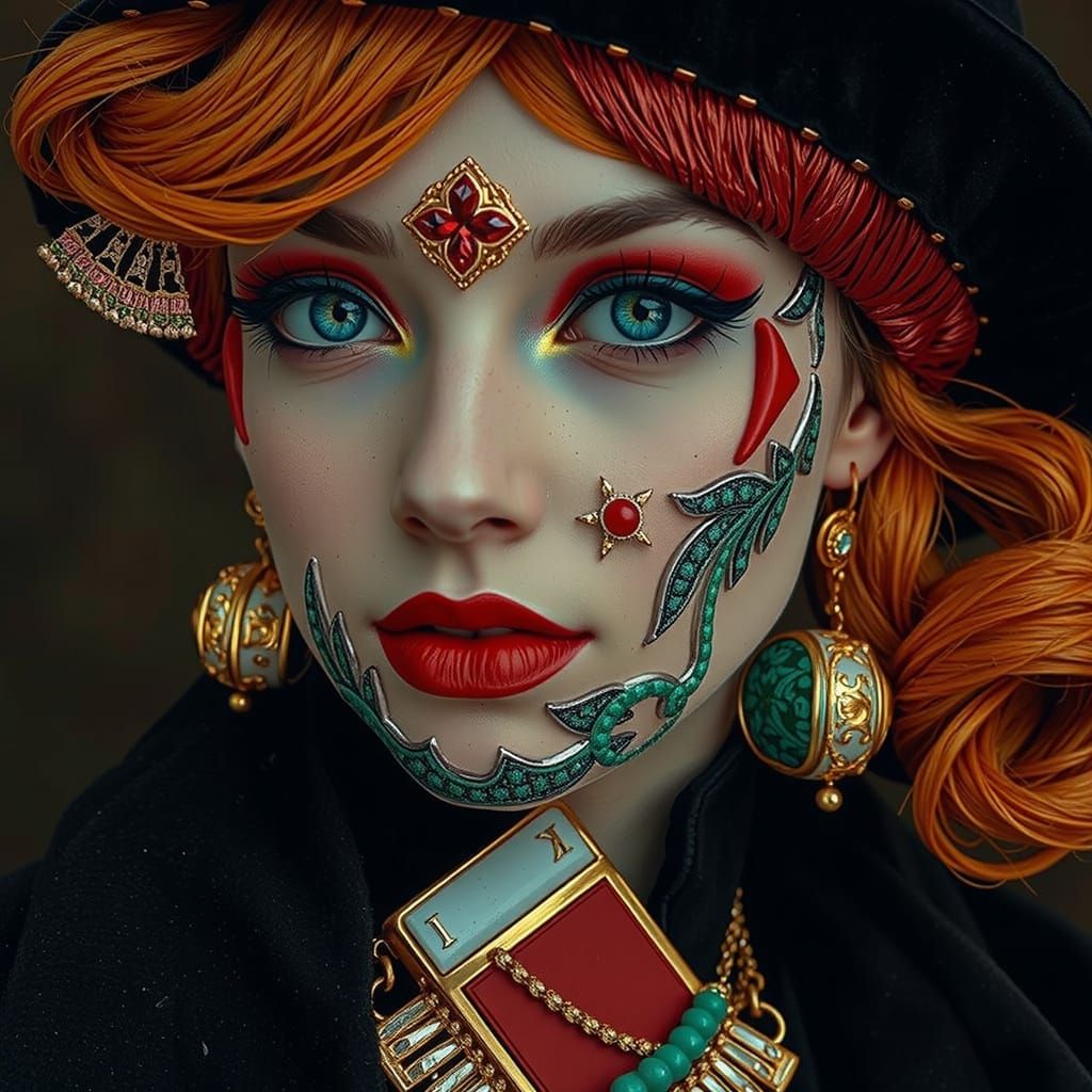 Bold Abstract Geometric Shapes in Contrasting Colors