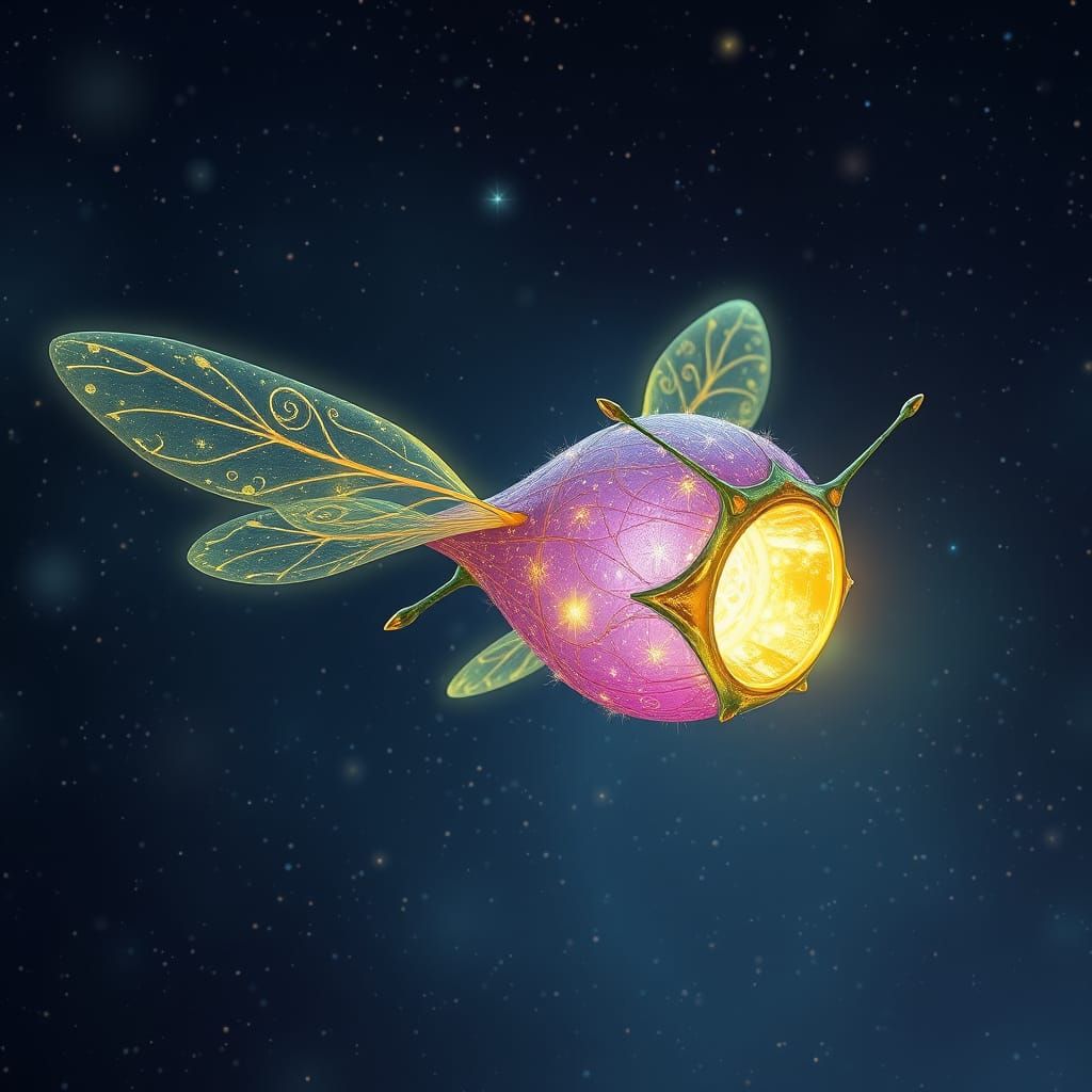 A seedling of a starfly plant