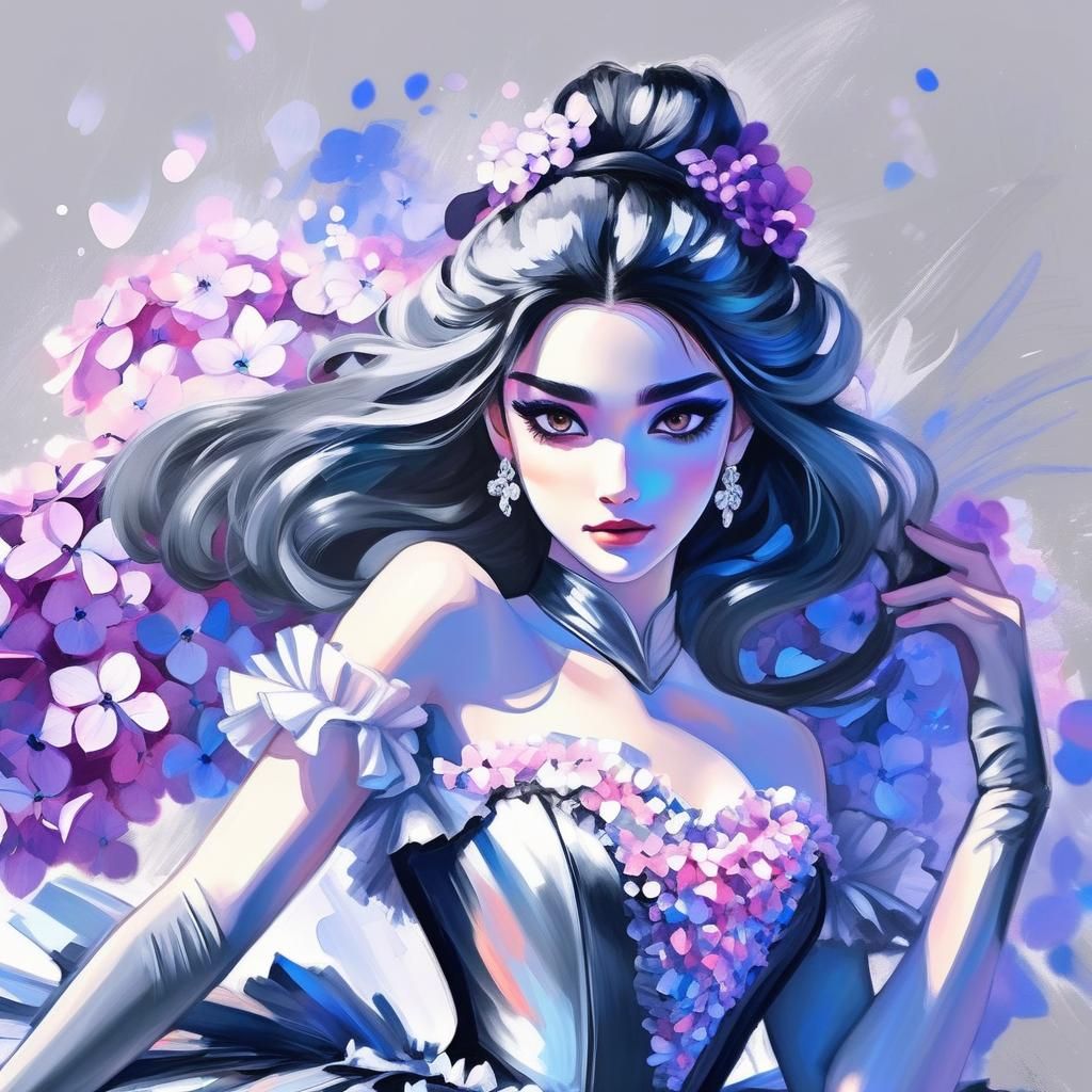 Anime Ballerina as Speedpaint Marionette