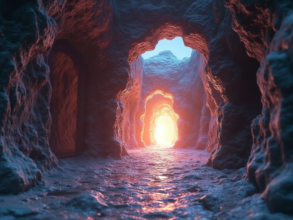 Dewydecagonalburst Creeping Doorways Galaxysugarburst Slightly Alien Feel 3DTriagonalburst Scurrying Burstfolk