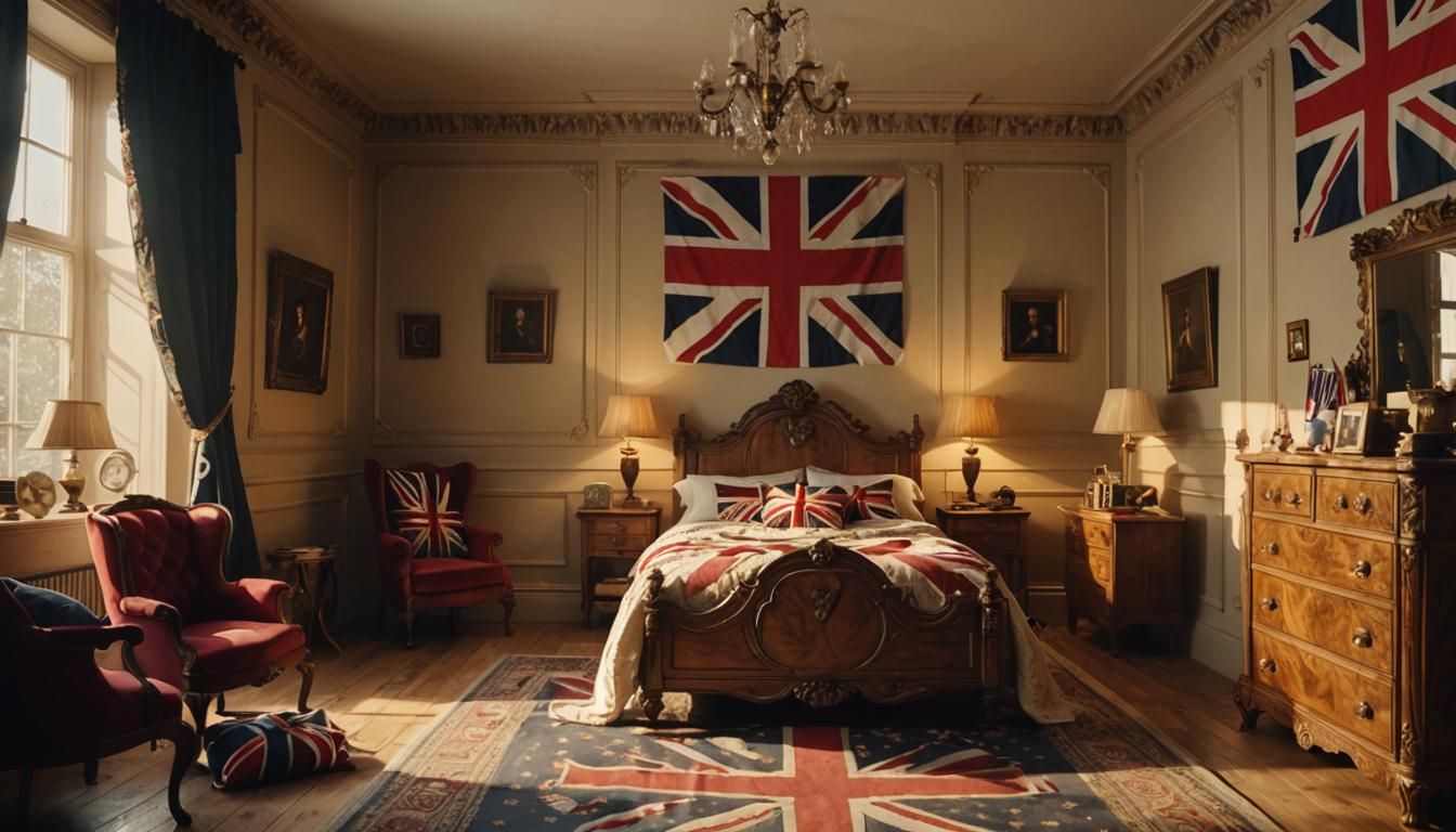 Patriotic British Bedroom