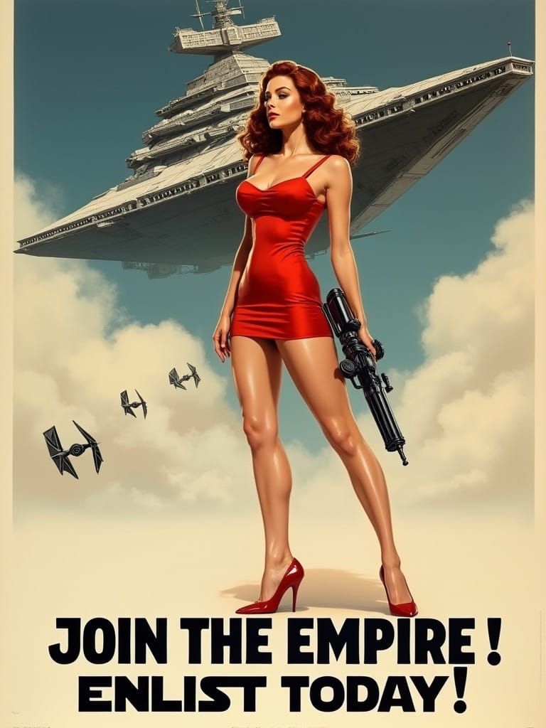 Femme Fatale in Red Joins the Empire