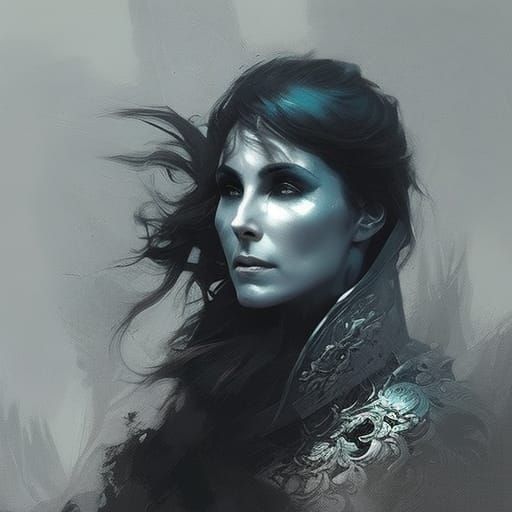 Hyperrealistic Oil Painting of Noomi Rapace