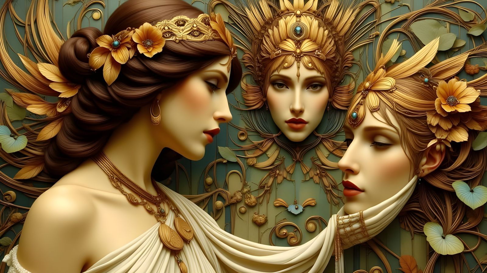 Ancient Greek Goddess Radiates Artistic Energy