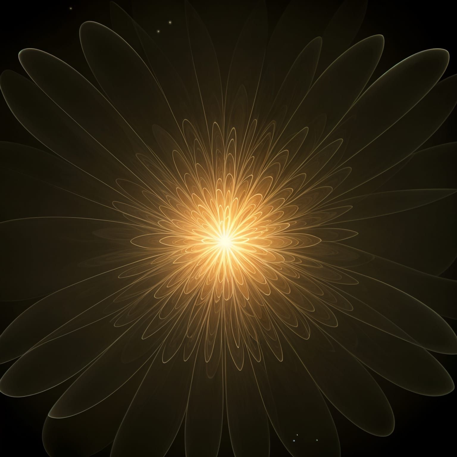 Fractal Flower Pattern: Infinite Bloom
