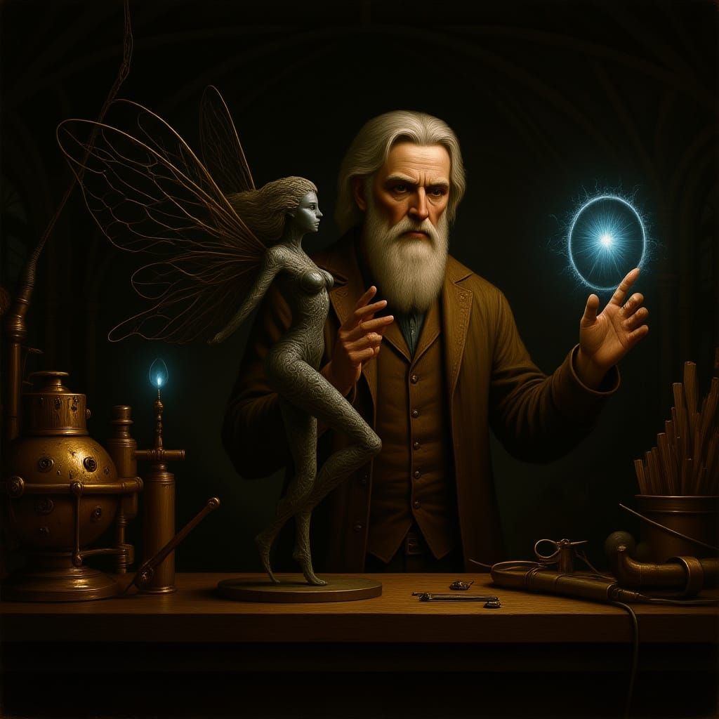 Dramatic Portrait in Chiaroscuro Artgerm Style