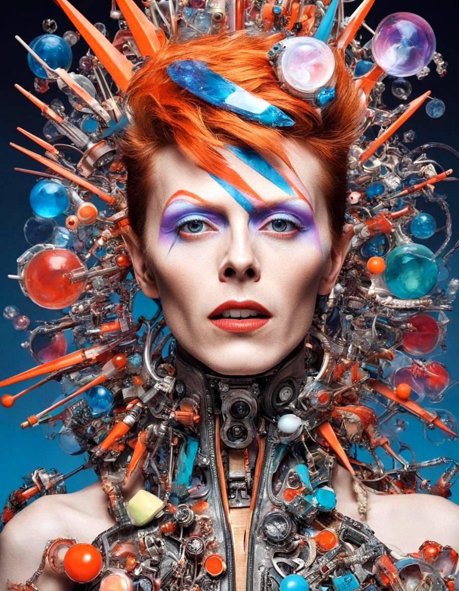 Biomimetic Fashion in a Surreal Pop Art Explosion