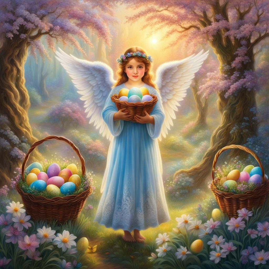 Easter, little angel